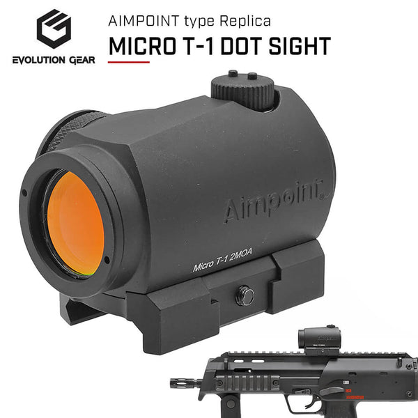 【 Evolution Gear製 】 Aimpoint Micro T-1 ドットサイト本体 ＆ Low 