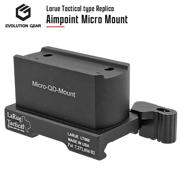 Evolution Gear 製 】LaRueタイプ LT660 Aimpoint Micro Mount T-1/T-2ドットサイト対 –  エアガン市場 本店