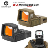 【 Evolution Gear 製 】 EOTech EFLX ドットサイト リフレックスサイト レプリカ ( LEUPOLD マウント 対応) 6068アルミ合金 ハードアナダイズド仕上げ