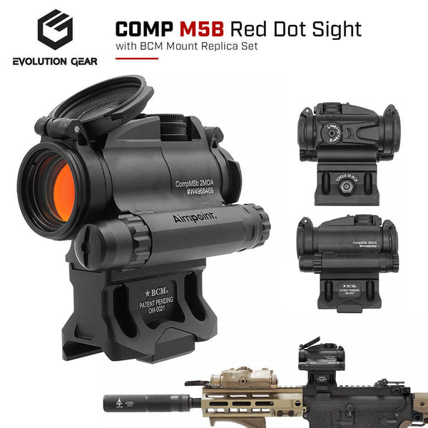 【 Evolution Gear 製 】Aimpoint COMP M5b ドットサイト 本体 ＆ BCM Lower 1/3 Cowitn –  エアガン市場 本店