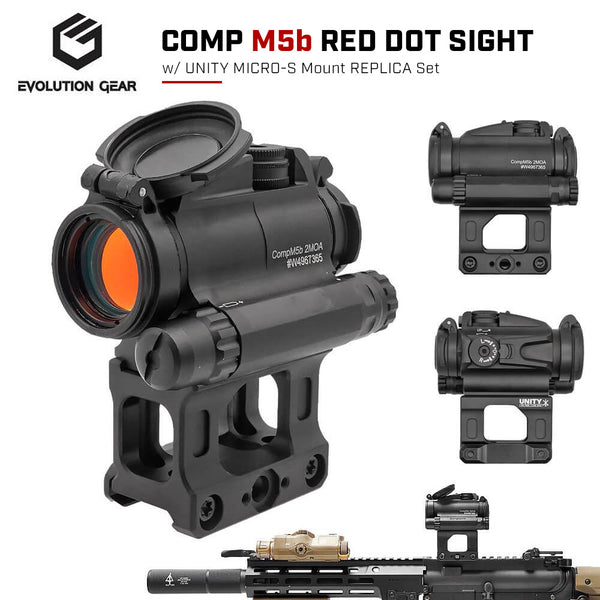 エボギア Aimpoint COMP M5 ドットサイト＆ マウントセット Evolution Gear 製 】COMP M5 ドットサイト本体 ＆ UNITY FAST