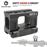 【 Evolution Gear 製 】 UNITYタイプ FAST MICRO-S MOUNT T-1/T-2/COMP M5s マウント ハイマウント