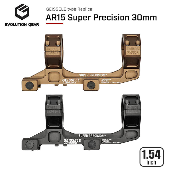 【 Evolution Gear 製 】 GEISSELE AR15 Super Precision スコープマウント 30mm径 1.54 –  エアガン市場 本店