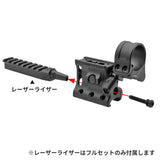 【 Evolution Gear 製 】T1/T2 ドットサイト & 3XMAG 対応 RDF-20225K 2.25" SPUHR ハイブリッド マウント (レーザーライザー付き選択可)