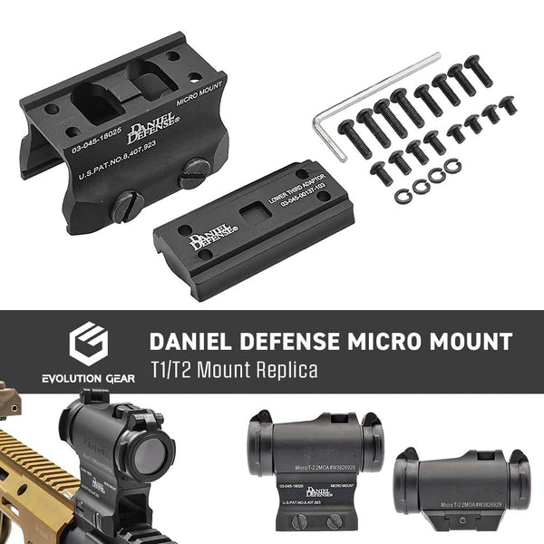 Evolution Gear 製 】T1 / T2 対応 Daniel Defense Micro Mount