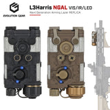 ★2025ver 新型NGAL登場★ 【 Evolution Gear 製 】L3 NGAL エイミングデバイス レプリカ VISオーバーライドスイッチ付き ( 赤色レーザー / IRレーザー / LEDライト) Airsoft Deluxe ver