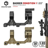 【 Evolution Gear 製 】 Badger Ordnance Condition One スコープマウント レプリカ [ 30mm径 / 1.93" ] RMRマウント付き 6068アルミ合金製