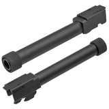 【 5KU 製 】 東京マルイ グロック17 Gen3/G18C対応 メタルアウターバレル 軽量アルミ製 14mm逆ネジ搭載 刻印入り / BK (ブラック) [ GB-429-BK ]