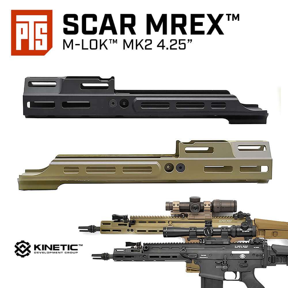 PTS SCAR ハンドガード KINETIC MREX 4.25インチ M-LOK