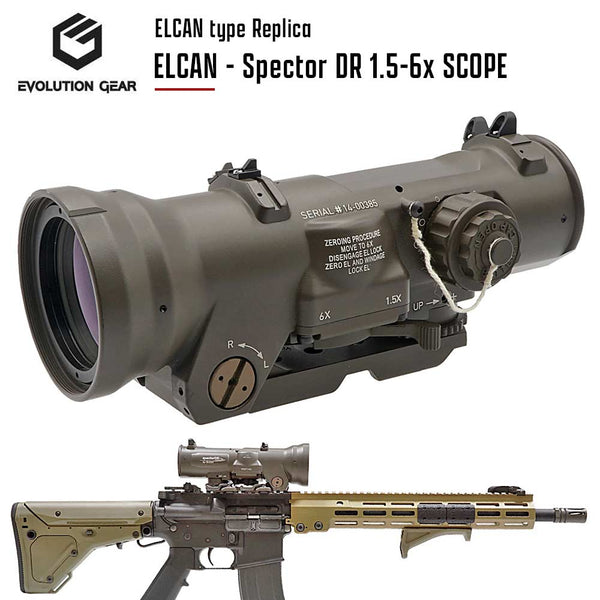 【 Evolution Gear 製 】 ELCAN Specter DR 1.5-6x スコープ 