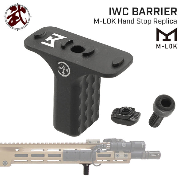 【 IWC タイプ 】 M-LOK & KeyMod 対応 Barrier ハンドストップ