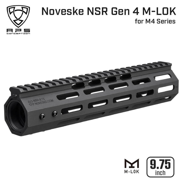 APS 製 】NOVESKE 正式ライセンス NSR GEN.4 9.75インチ M-LOK ハンドガード 実物ピッチ ( インチピッチ –  エアガン市場 本店