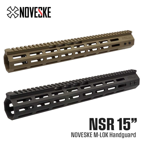 APS 製 】NOVESKE 正式ライセンス NSR GEN.4 15インチ M-LOK ハンドガード 実物ピッチ ( インチピッチ ) –  エアガン市場 本店