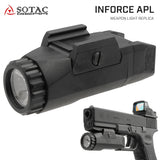 【 SOTAC 製 】 INFORCE タイプ APL コンパクト ウェポンライト ハンドガンライト レプリカ ポリマー樹脂製