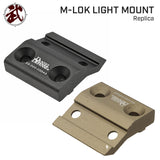【 Daniel Defense タイプ 】 M-LOK & KeyMod 対応 SUREFIRE / MODLITE ライトマウント レプリカ