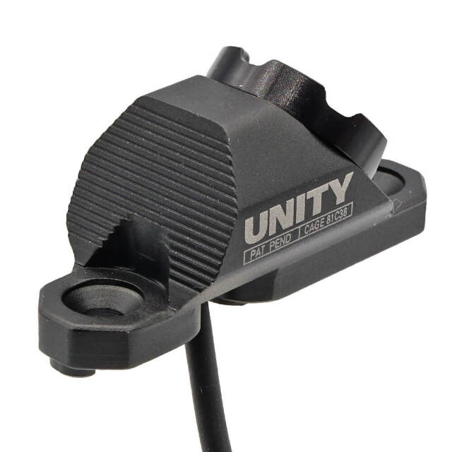 値打ち品実物 Unity Tactical HOT BUTTON M-Lok Laser 7“ BK ブラック 検(ATPIAL PEQ-15 LA-5 DBAL I2 A2 A3 M4 HK416 パーツ