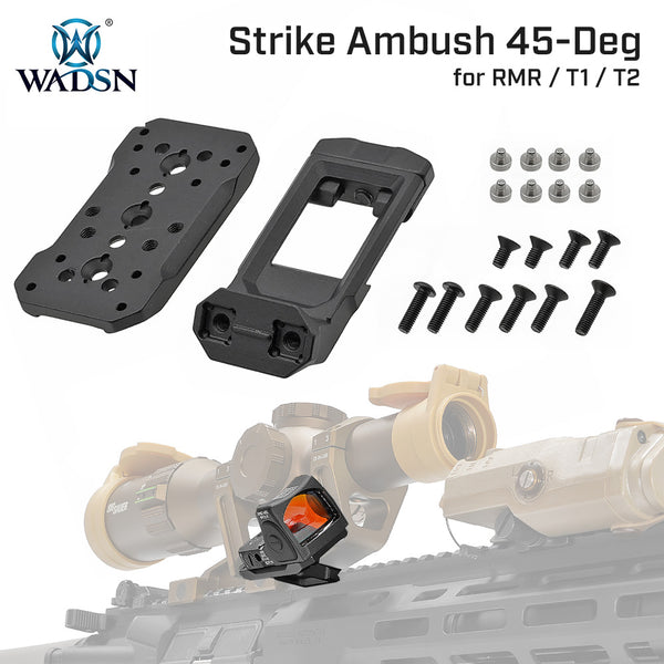 【 WADSN 製 】 Strike Industries AMBUSH 45-Degree オフセットマウント レプリカ 刻印入り – エアガン市場  本店