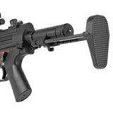 【 ARMY FORCE 製 】電動ガン MP5シリーズ 対応 PDWストック 伸縮式 ワイヤーストック HK416Cスタイル スチール/ポリマー / BK(ブラック)