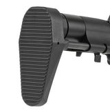【 ARMY FORCE 製 】電動ガン MP5シリーズ 対応 PDWストック 伸縮式 ワイヤーストック HK416Cスタイル スチール/ポリマー / BK(ブラック)