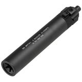 【 Angry Gun 製 】東京マルイ MP7 シリーズ対応 SD サプレッサー サイレンサー ＆ 専用フラッシュハイダー セット リアルマーキング入り 特殊部隊仕様 BK ブラック