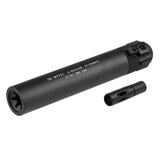 【 Angry Gun 製 】東京マルイ MP7 シリーズ対応 SD サプレッサー サイレンサー ＆ 専用フラッシュハイダー セット リアルマーキング入り 特殊部隊仕様 BK ブラック