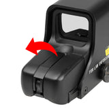 【 AIM-O 製 】EOTech 551 ホロサイト ドットサイト レプリカ レッド/グリーンレティクル搭載 ミラーレンズ 反射低減レンズ