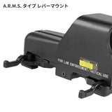 【 AIM-O 製 】EOTech 553 ホロサイト ドットサイト レプリカ レッド/グリーンレティクル搭載 ミラーレンズ 反射低減レンズ