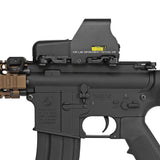【 AIM-O 製 】EOTech 553 ホロサイト ドットサイト レプリカ レッド/グリーンレティクル搭載 ミラーレンズ 反射低減レンズ