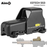 【 AIM-O 製 】EOTech 553 ホロサイト ドットサイト レプリカ レッド/グリーンレティクル搭載 ミラーレンズ 反射低減レンズ