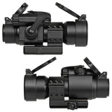 【 AIM-O 製 】COMP M2 ドットサイト レプリカ レッド/グリーンレティクル搭載 ミラーレンズ (ハイ/ローマウント選択可)