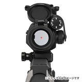 【 AIM-O 製 】COMP M2 ドットサイト レプリカ レッド/グリーンレティクル搭載 ミラーレンズ (ハイ/ローマウント選択可)