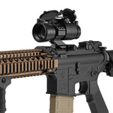 【 AIM-O 製 】COMP M2 ドットサイト レプリカ レッド/グリーンレティクル搭載 ミラーレンズ (ハイ/ローマウント選択可)