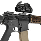 【 AIM-O 製 】COMP M2 ドットサイト レプリカ レッド/グリーンレティクル搭載 ミラーレンズ (ハイ/ローマウント選択可)
