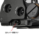【 AIM-O 製 】EOTech EXPS3 ホロサイト ドットサイト レプリカ レッド/グリーンレティクル搭載 ミラーレンズ 反射低減レンズ