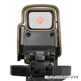 【 AIM-O 製 】EOTech EXPS3 ホロサイト ドットサイト レプリカ レッド/グリーンレティクル搭載 ミラーレンズ 反射低減レンズ