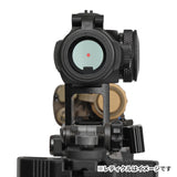 【 AIM-O 製 】Micro T2 ドットサイト レプリカ LaRueタイプ LT660 QDハイマウントレプリカ搭載 アルミ合金製
