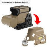【 AIM-O 製 】EOTechホロサイトシリーズ対応 キルフラッシュ KILLFLASH レンズプロテクター 樹脂＆アルミ製 Oリング固定式