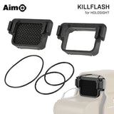 【 AIM-O 製 】EOTechホロサイトシリーズ対応 キルフラッシュ KILLFLASH レンズプロテクター 樹脂＆アルミ製 Oリング固定式