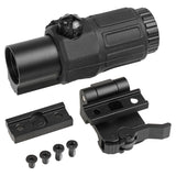 【 AIM-O 製 】EOTech G33 マグニファイア レプリカ STSマウント付き 3倍率 ブースター スコープ アルミ合金＆ラバー製