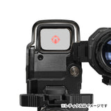 【 AIM-O 製 】EOTech G33 マグニファイア レプリカ STSマウント付き 3倍率 ブースター スコープ アルミ合金＆ラバー製
