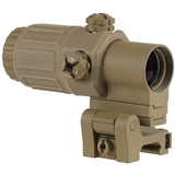 【 AIM-O 製 】EOTech G33 マグニファイア レプリカ STSマウント付き 3倍率 ブースター スコープ アルミ合金＆ラバー製