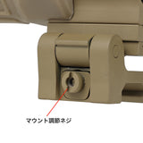 【 AIM-O 製 】EOTech G33 マグニファイア レプリカ STSマウント付き 3倍率 ブースター スコープ アルミ合金＆ラバー製