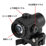 【 AIM-O 製 】EOTech G43 マグニファイア レプリカ STSマウント付き 3倍率 ブースター スコープ