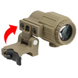 【 AIM-O 製 】EOTech G43 マグニファイア レプリカ STSマウント付き 3倍率 ブースター スコープ