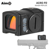 【 AIM-O 製 】ACRO P2 ドットサイト レプリカ コンパクト マイクロサイト ルビーレンズ搭載