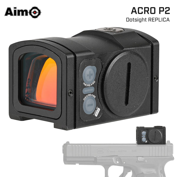 Aimpoint acro P-2 レプリカ ドットサイト AIM-O 製 】ACRO P2 ドットサイト レプリカ コンパクト マイクロサイト