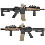 【 APS 製 】 M4シリーズ対応 RS-2 カービンストック GEN2 バッテリー収納可 軍用グレードポリファイバー樹脂