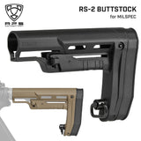【 APS 製 】 M4シリーズ対応 RS-2 カービンストック GEN2 バッテリー収納可 軍用グレードポリファイバー樹脂