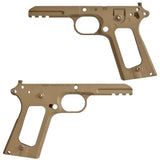 【 ARMY FORCE 製 】 GBB ガバメント シリーズ対応 メタルフレーム KIMBERスタイル CO2形状 リアル刻印入り DE ダークアース