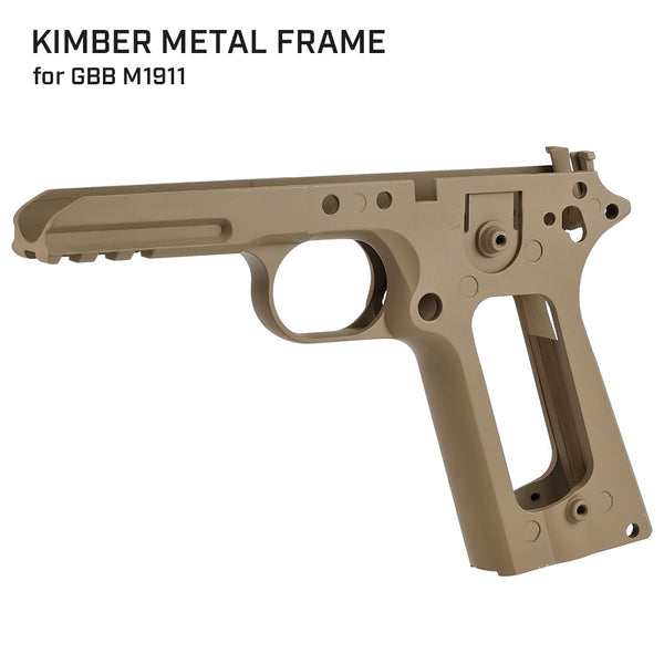 東京マルイ ガバメントKimberカスタム Co2マガジン対応フレーム ARMY FORCE 製 】 GBB ガバメント シリーズ対応 メタルフレーム KIMBER